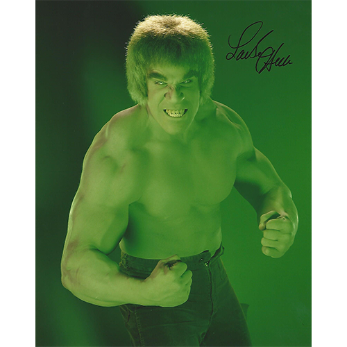 Lou Ferrigno Autographed X Photo The Incredible Hulk